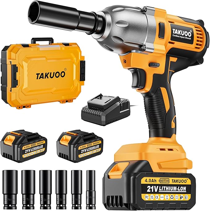 Cordless 1/2 inch Brushless Impact Wrench, Max